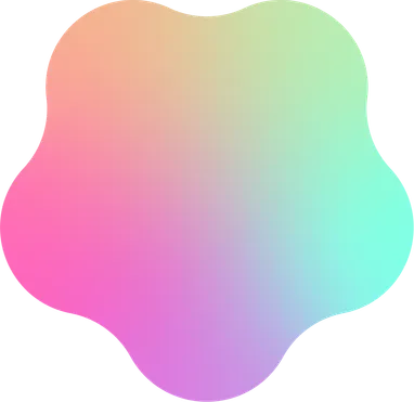 Semi círculo colorido